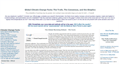 Desktop Screenshot of climatechangefacts.info